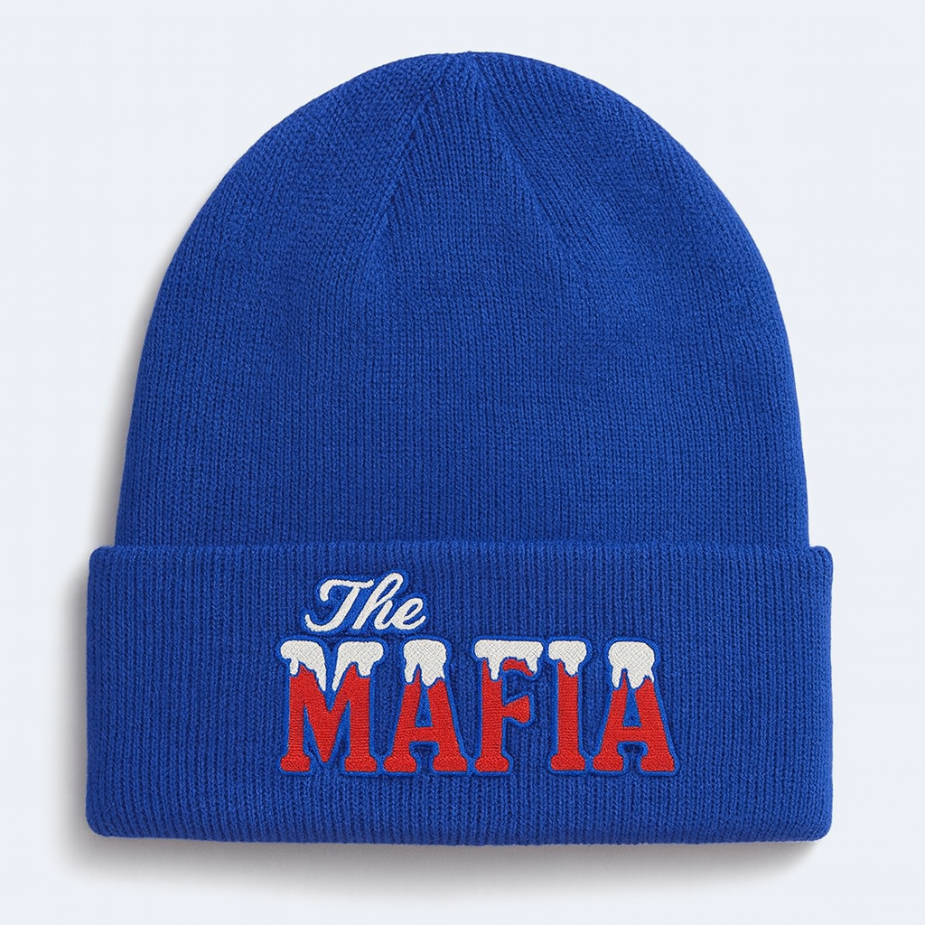 "The Mafia" winter beanie - blue