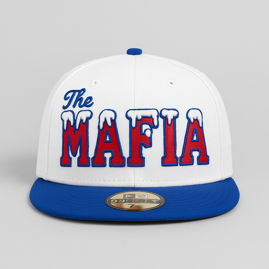 "The Mafia" Snow-capped snapback - white