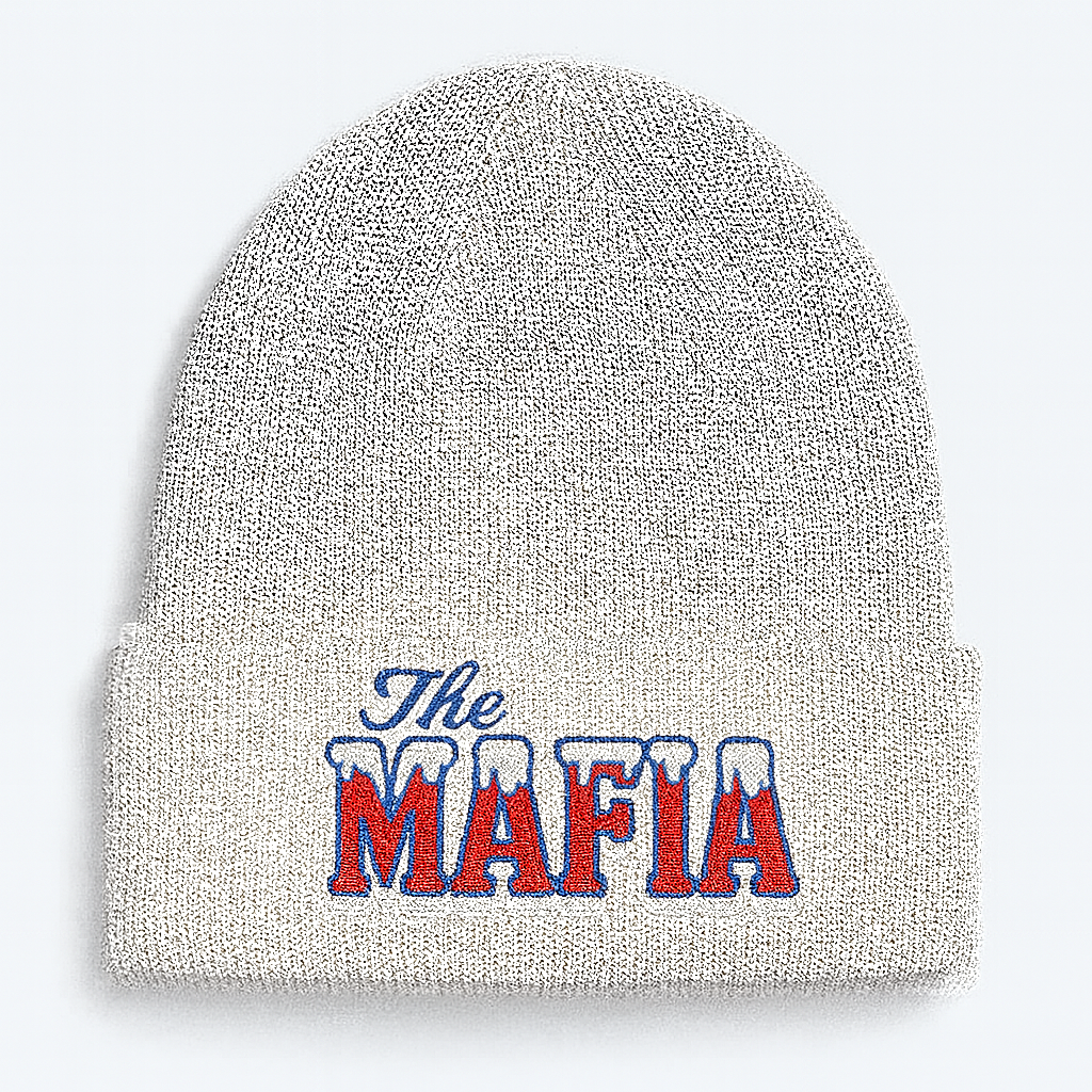 "The Mafie" winter beanie - icy grey