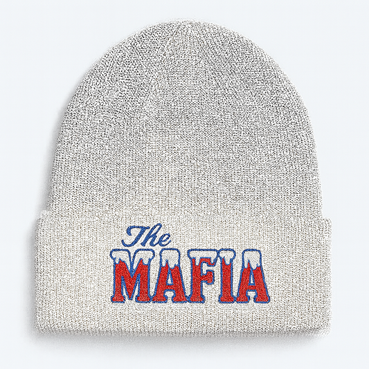 "The Mafie" winter beanie - icy grey