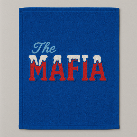 "The Mafia" rally towel - blue