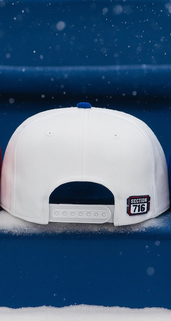 "The Mafia" Snow-capped snapback - white